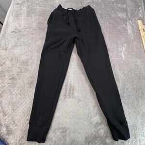 Champion Reverse Weave Pants Mens Small Black Joggers Sweatpants Fleece